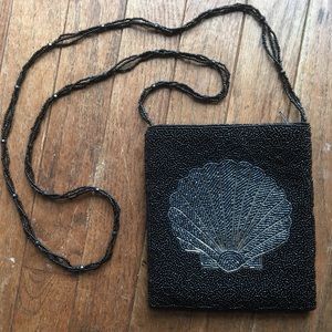 New Beaded Sea Shell Purse